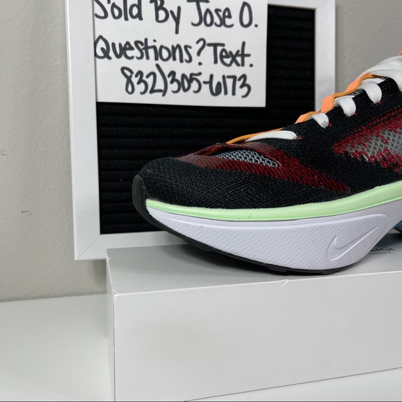 NIKE N110 D/MS/X DIMSIX MENS RUNNING SHOES SIZE 9 BLACK MULTICOLOR NEW - Picture 6 of 10